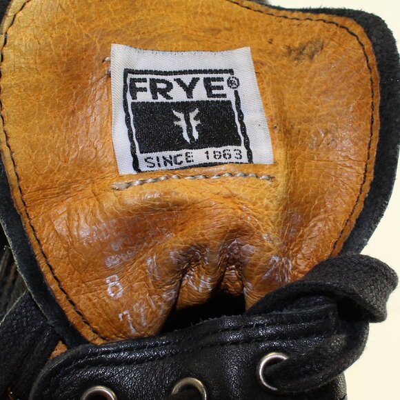 Frye Lace Up Ankle Leather Boots Womens (US 8) - Picture 10 of 10